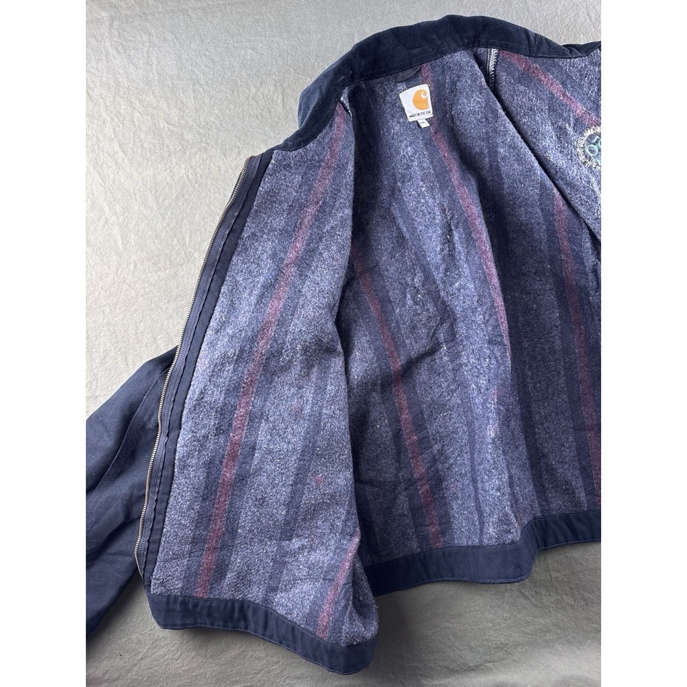 Carhartt J001 BLK Detroit Jacket USA Made Blanket Lined Workwear 4XL - Picture 12 of 16